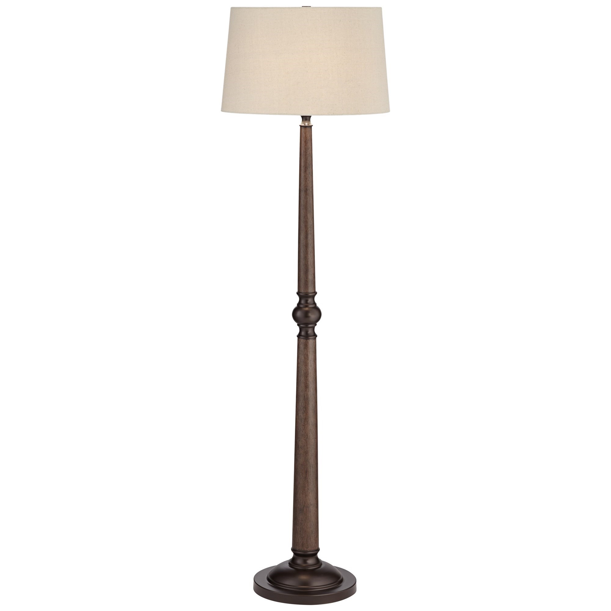 Pacific Coast Lighting Floor Lamps 66K28 Farmhouse Wood and Metal
